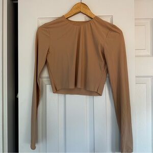 Nude layering top